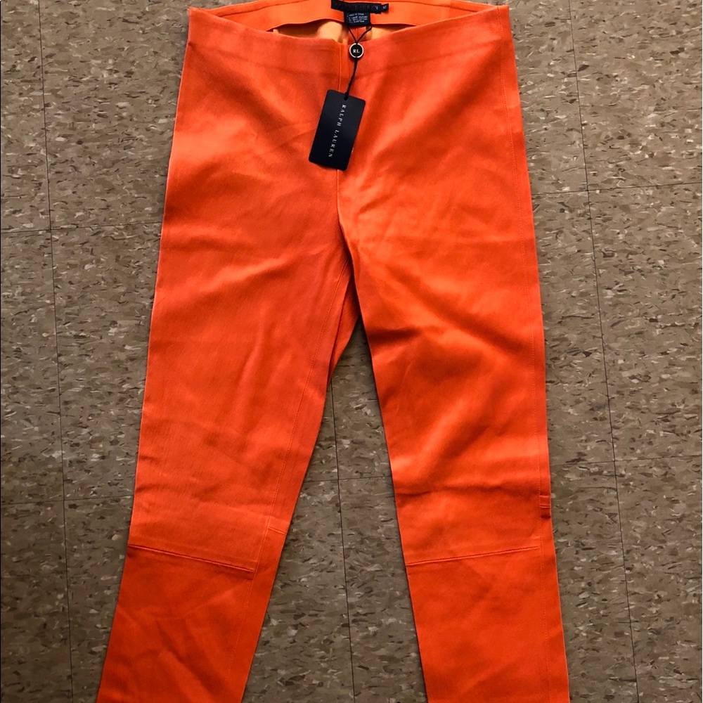 NEW! Ralph Lauren women’s leather pants. sz 10&12